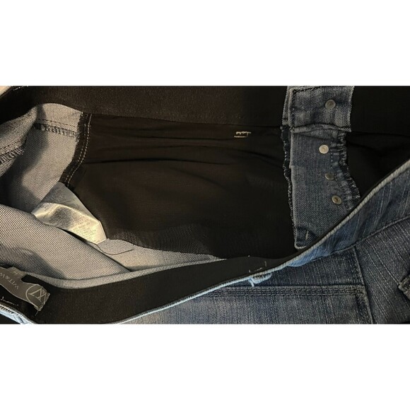 Wit & Wisdom High-Rise 'Ab'solution Shinny Jeans w Raw Hem Women's Size 16 - Picture 9 of 13